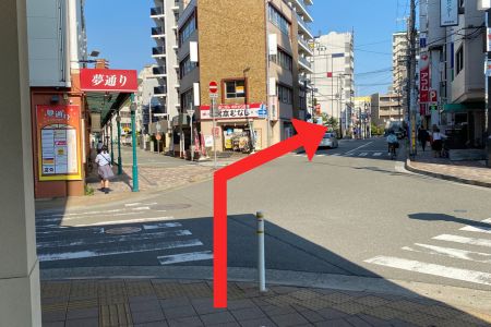 JR西明石駅から整体院誠天へのアクセス
