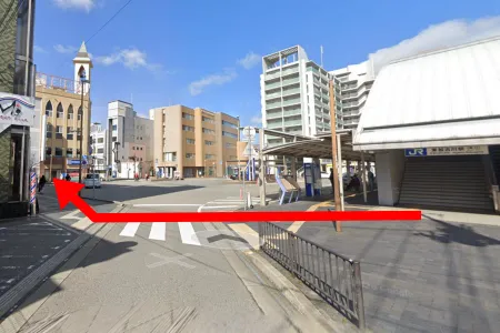 東加古川駅から整体院誠天東加古川院へのアクセス