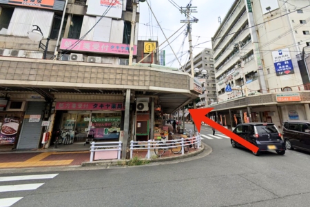 河内小阪駅から整体院誠天河内小阪院へのアクセス