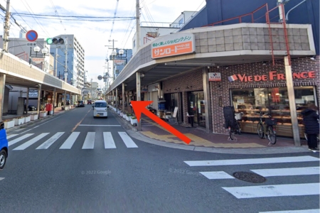 河内小阪駅から整体院誠天河内小阪院へのアクセス