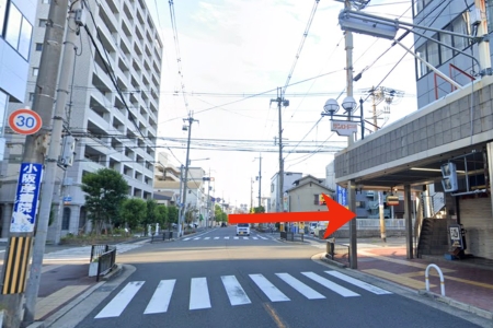 河内小阪駅から整体院誠天河内小阪院へのアクセス